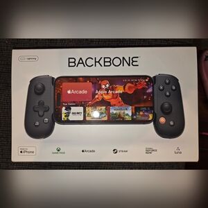 Brand New Never Opened Backbone Mobile Gaming Controller (Black) iPhone/Xbox